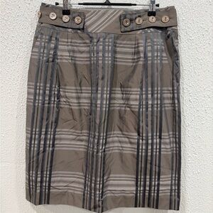 NWT Comma Women’s Size 10 Plaid with Button Details Skirt UK 14  Classic Preppy